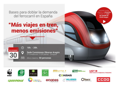 Presentación de la iniciativa “Más viajes en tren, menos emisiones” 